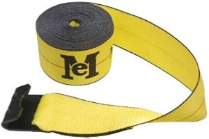 MFREXPRESS 4''x50' Winch Strap Truck Tie Down with Flat Hooks