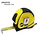 UBANTE Measuring Tape Measure 1-Inch x 25FT(7.5m) Retractable Heavy Duty with Magnetic Hook, Metric and Inches Measurement - Professional Measurement Tape for Construction, Contractor and DIY-Yellow
