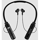 perfell N16 Neckband Bluetooth Headphones with 90 Hours of Playback,in-Ear Design,Bluetooth 5.3,Earphones with Microphone,Used for Gym Running and Exercise
