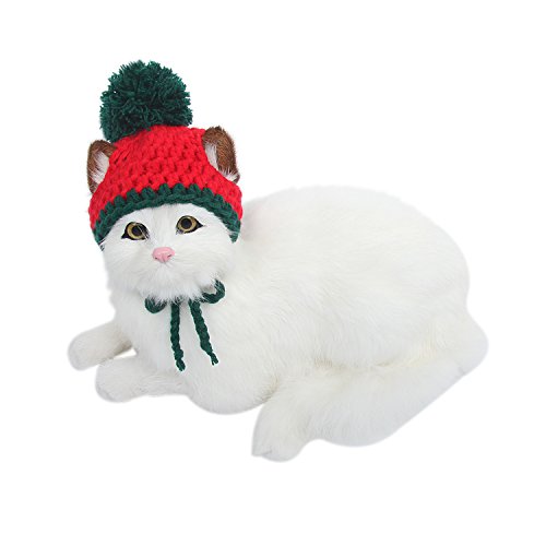 HBuir Handmade DIY Pet Dog Santa Hat Christmas Gifts for Cat