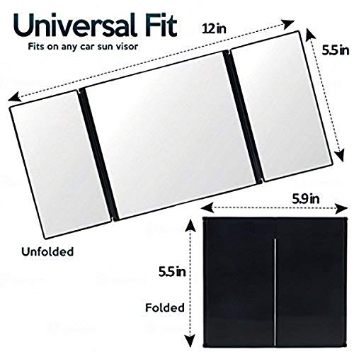 3 Folding+Vanity+Mirror+Zone+Travel+Cosmetic+Universal