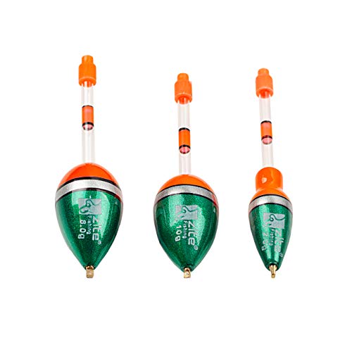 Zite Fishing Knicklicht-Posen Sortiment mit Posenrohr - 10 Angelposen Nacht-Angeln - Aalposen Raubfischposen Friedfisch-Posen Allround Schwimmer Set – Bild 3