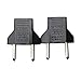 ANRANK U-E1020905AK US USA to EU Europe Travel AC Power Socket Plug Adapter Adaptor Converter (Black, 2-Pack)