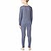 32 Degrees Weatherproof Big Boys Base Layer Thermal Shirt Long Underwear Set (Medium, Heather Navy)