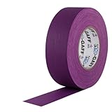 ProTapes Pro Gaff Premium Matte Cloth Gaffer's Tape With Rubber Adhesive, 11 mils Thick, 55 yds Length, 2