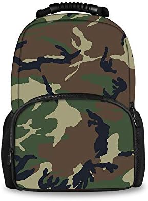 OKAYDECOR Travel Hiking Felt Backpack Women&Men Bald Eagle Bagpack