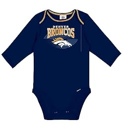 Gerber Unisex Baby NFL 2 Pack Long Sleeve Onesie