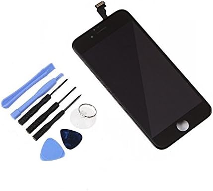iPhone 6 (Black) LCD Touch Screen Digitizer Frame Replacement Full Face Assembly Set + TOOLS