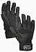 PETZL CORDEX Plus Gloves - Lightweight, Breathable Leather Belay Gloves for Climbing and Rappelling - Black - L