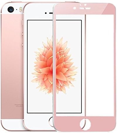 Xueer Screen Protector For iPhone 5 5s SE/6 6s/ 6plue 6splue /7 /7plus 3D 9H Anti-Fingerprint Tempered Glass Protector (iPhone 6 Plus/ 6s Plus, Pink)