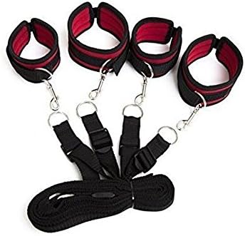 YSTR Adjustable Nylon HandCūff Strong and Durable Super Soft Fur Hand Cuffs Multifunctional Bangle