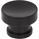 Jeffrey Alexander Elara 1-1/4" Diameter Round Knob, Matte Black