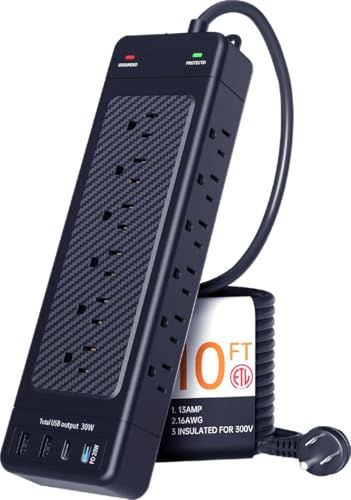 NANOLAKE Surge Protector Power Strip