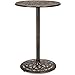 Best Choice Products Outdoor Round Bar Height European Style Cast Aluminum Bistro Table, Copper