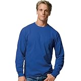 Hanes Men's TAGLESS® Long-Sleeve T-Shirt with Pocket