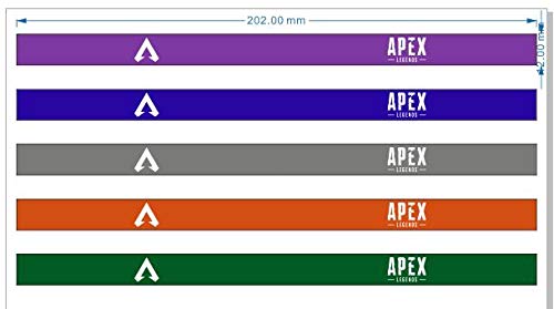 2 LeagueGaming+Pieces+Silicon+Wristband+Multi+Color