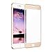 iPhone 7 Plus Screen Protector, iOrange-E 3D Curved Glass Full Coverage Tempered Glass Screen Protector for Apple iPhone 7 Plus 5.5 Inch, Gold