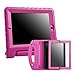 HDE Case for iPad 2 3 4 Kids Shockproof bumper Hard Cover Handle Stand with Built in Screen Protector for Apple iPad 2nd 3rd 4th Generation (Pink)