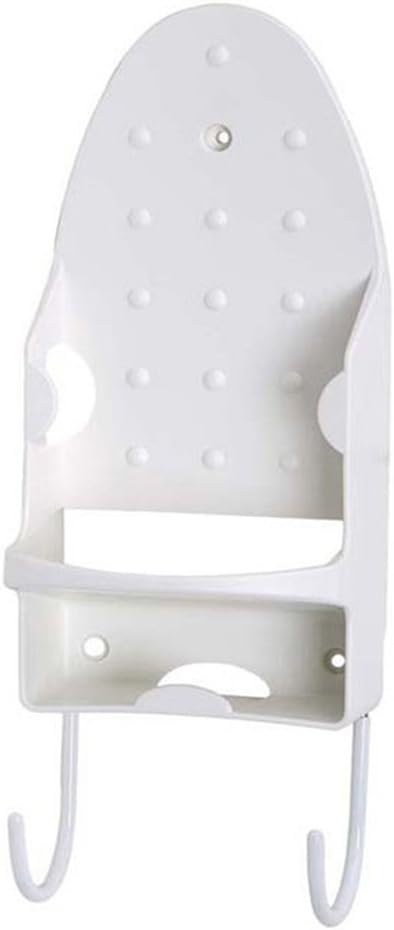 Braceus Wall Mount Iron Board Hook Holder Storage Organizer Rack Hanging Tool White