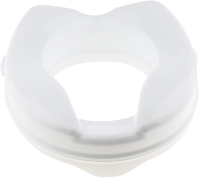 Toilet Seat Riser Raised Safety Chair Elongated Lifter Extender 2 Inch