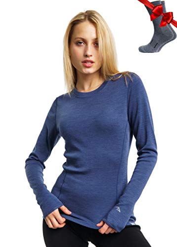 100% Merino Wool Base Layer Women