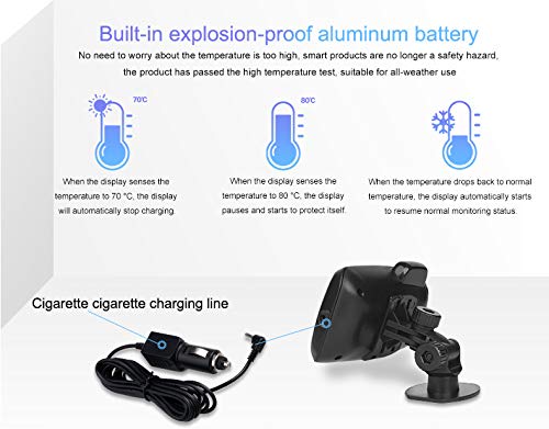 B-Qtech New TPMS Tire Pressure Monitoring System Wireless RV TPMS with 10 Sensors for Car Truck Motorhome Tow Travel Trailer Real Time Pressure and Temperature Support Max 22 Tires - Thumbnail 5