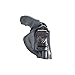 Cardini Leather USA - Right Handed Black Ultra Soft Leather IWB Holster CCW with Clip - for S&W Bodyguard 38 Special,M&P 340, Taurus 85 - and Other Snub Nose Revolvers