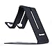 barsone Cell Phone Stand, Aluminium Phone Holder Mount Stand for Phones and Tablets (Black)