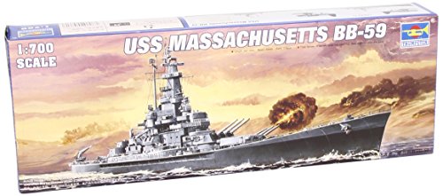 Trumpeter 1/700 USS Massachusetts BB59 Battleship Model Kit