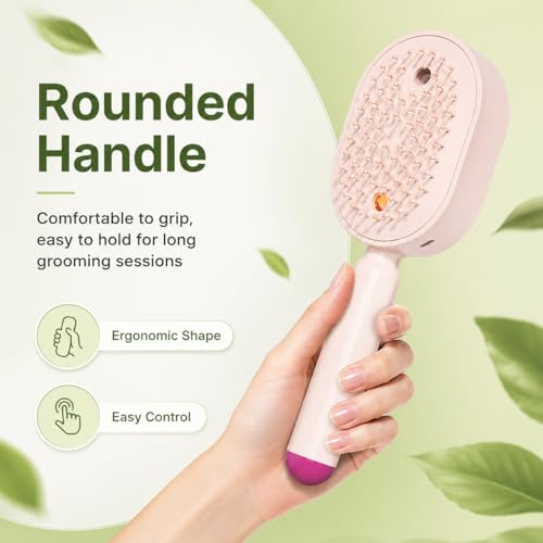 Electric Spray Air Cushion Massage Comb, Electric Spray Air Cushion Massage Hair Comb, Electric Spray Massage Comb, For Wet & Dry Hair, Portable Home Spa Styling Tool