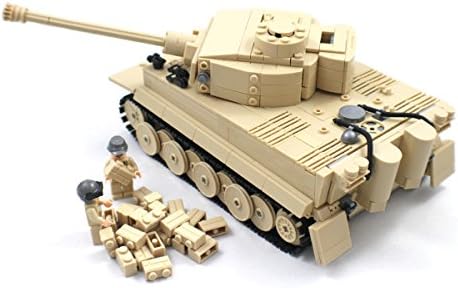 German Army Heavy Tank - Panzer VI Tiger Military Building Block Model