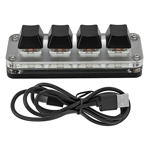tefola mini 4 key keyboard, mini 4 key gaming keyboard mechani