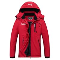 MOERDENG Women's Waterproof Ski Jacket Warm Winter Snow Coat Mountain Windbreaker Hooded Raincoat Jacket