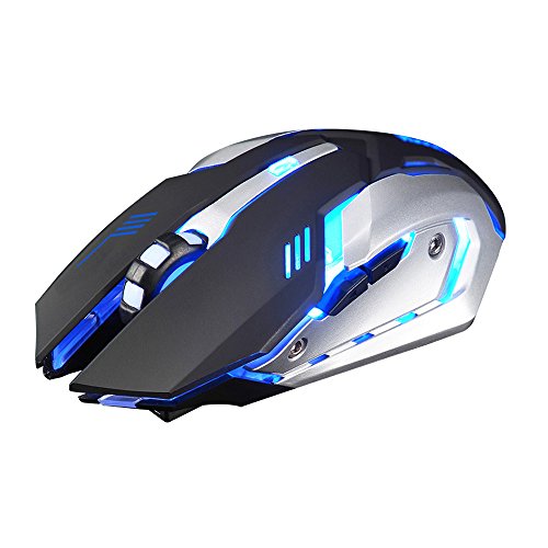 Boofab Rechargeable X7 Gaming Mouse Wireless [7200 DPI] [Programmable] [Breathing Light] Ergonomic Game Computer Mice RGB Gamer Desktop Laptop PC Gaming Mouse for Windows - Thumbnail 7
