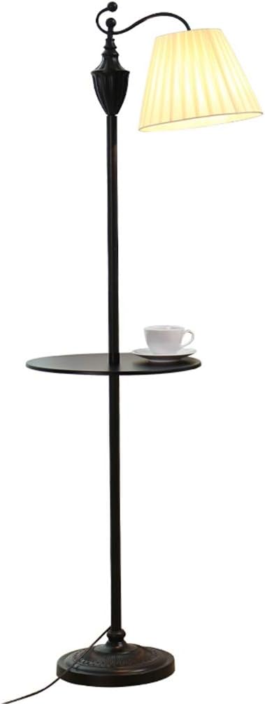 QTDH LED Arc Standing Floor Lamp With Sofa Side Table Nordic Adjustable Dimmable Fishing Wrought Iron Reading Light For Living Room Bedroom Study (Color : Dimming)