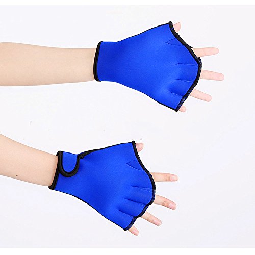 image for AbaoWedding Aquatic Gloves Fit Webbed Swimming Training Water Aerobics