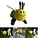 Idiytip Cute Honeybee Bee Queen Car Antenna Toppers Smiley Honey Bumble Aerial Balls Antenna Topper Auto Exterior Vehicle Roof Decor(#1)