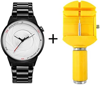 Grass 135 Break Photographer Series Unique Camera Style Stainless Strap Men Women Casual Fashion Sport Quartz Modern Gift Wrist Watches