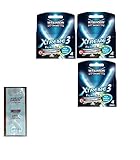 Wilkinson Sword Xtreme3, 4 Count Refill Razor Blades (Pack of 3) with FREE Loving Color trial size conditioner