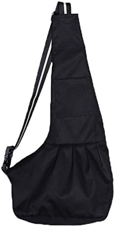 Pet Dog Puppy Cat Carrier Bag Oxford Cloth Sling Dog Doggy Cat Carrier Single Shoulder Bag-Medium,Black