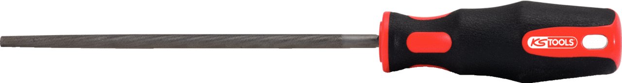 KS Tools 157.0204 Round file, form F, cut2, 150mm