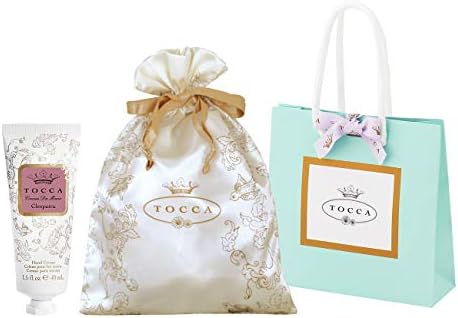 トッカ(TOCCA) ハンドクリーム クレオパトラの香り 40mL 巾着&ショッパー付 (手指用保湿 ギフト 手提袋付 フレッシュでクリーンな香り)