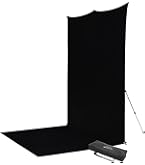 Amazon.com : Westcott 8'x8' Black X-Drop Pro Wrinkle-Resistant
