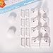 Baby-Proof Magnetic Cabinet Locks by Forstyle Safety - No Tools or Screws Needed - 8 Locks & 2 Keys + 3M Adhesive Tape & Free 3-Prong Plug Protector. Keep Your Baby Safe & Out of Cupboards & Drawers!
