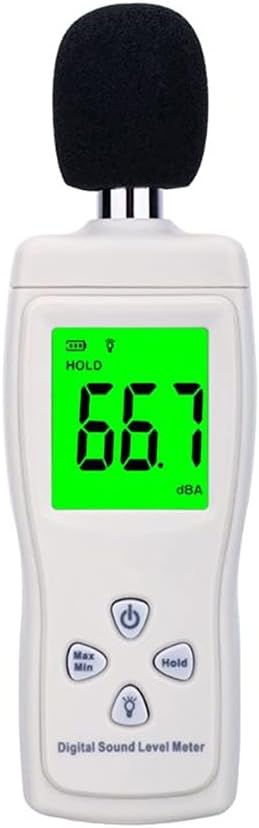 SMEJS Medidor de Nivel de Sonido Digital 30-130db Medidor de decibelios Probador de monitoreo de Ruido Sensor Inteligente Analizador de Detector de Ruido DB