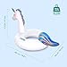 Inflatable Unicorn Pool Float, Sable Party Tube for Swimming Fun, Support 220 lbs