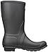 Hunter Womens Original Short Black Matte Rain Boot, 9 B(M) US