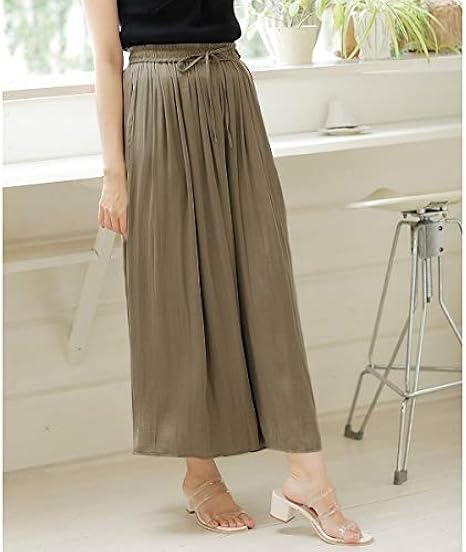 Amazon イング Ingni サテンイージースカンツ カーキ M ロングパンツ 通販