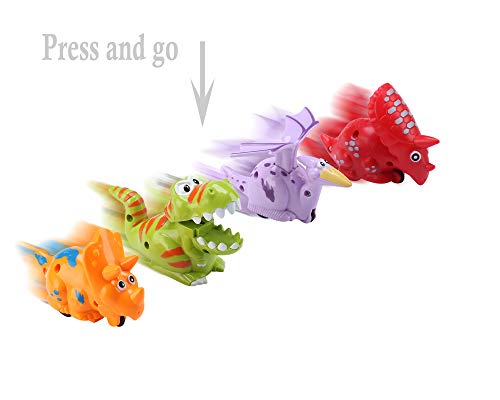 SASBSC Dinosaur Toys for 3 4 5 6 Year Olds Boys Girls Wind up Dinosaur Toys Set Party Favors for Kids 8 Packs