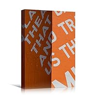 Canvas Wall Art Painted Words Bedroom Industrial Inspirational Modern Art Multicolor Neon Photography Quotes Urban - 12x18 inches